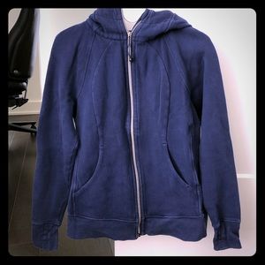Lululemon Navy Scuba Hoodie 10